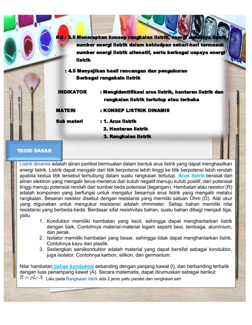 Konsep listrik dinamis