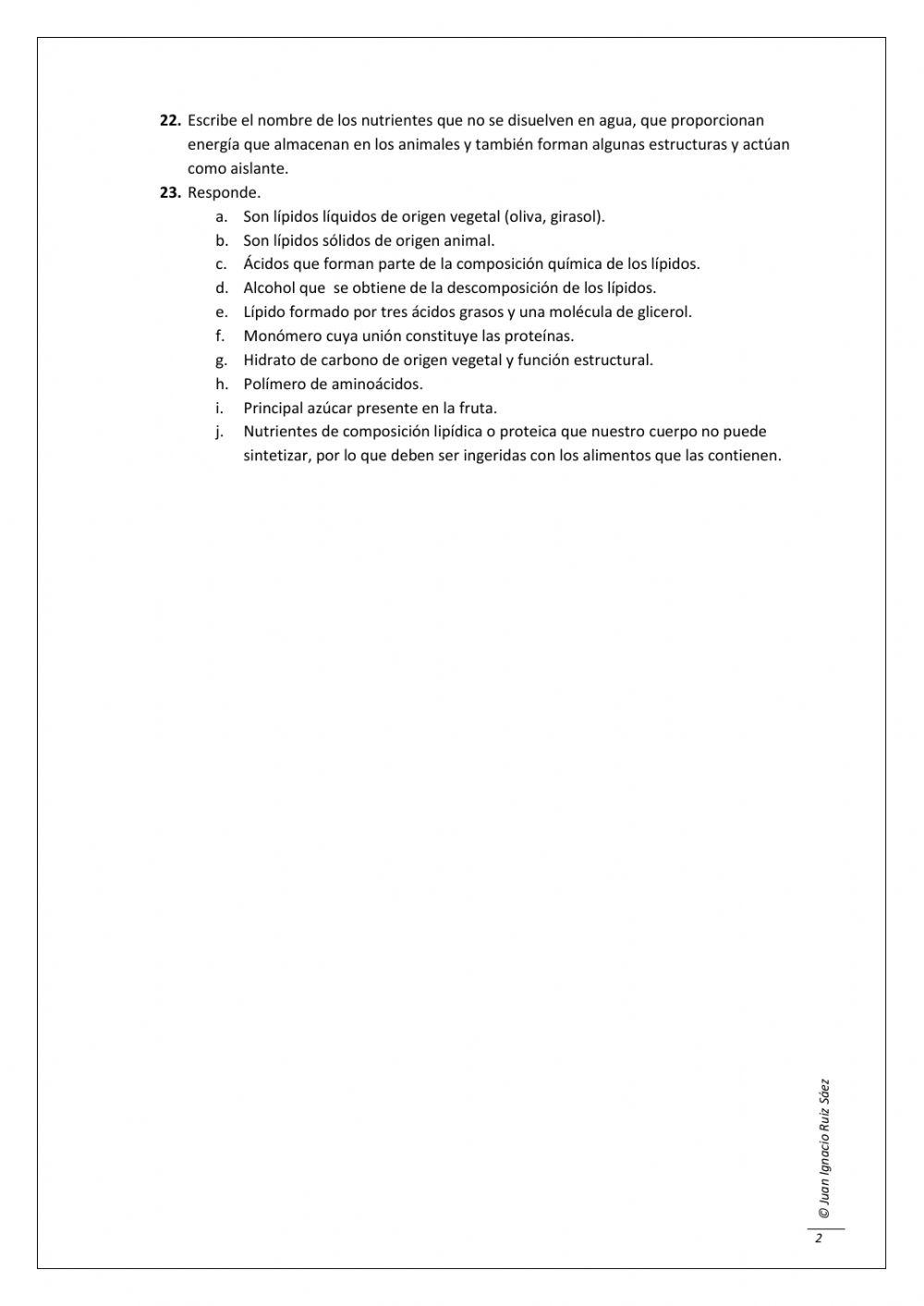 Características de los Seres Vivos