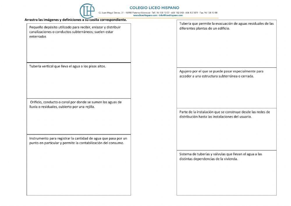 Instalaciones de agua en viviendas