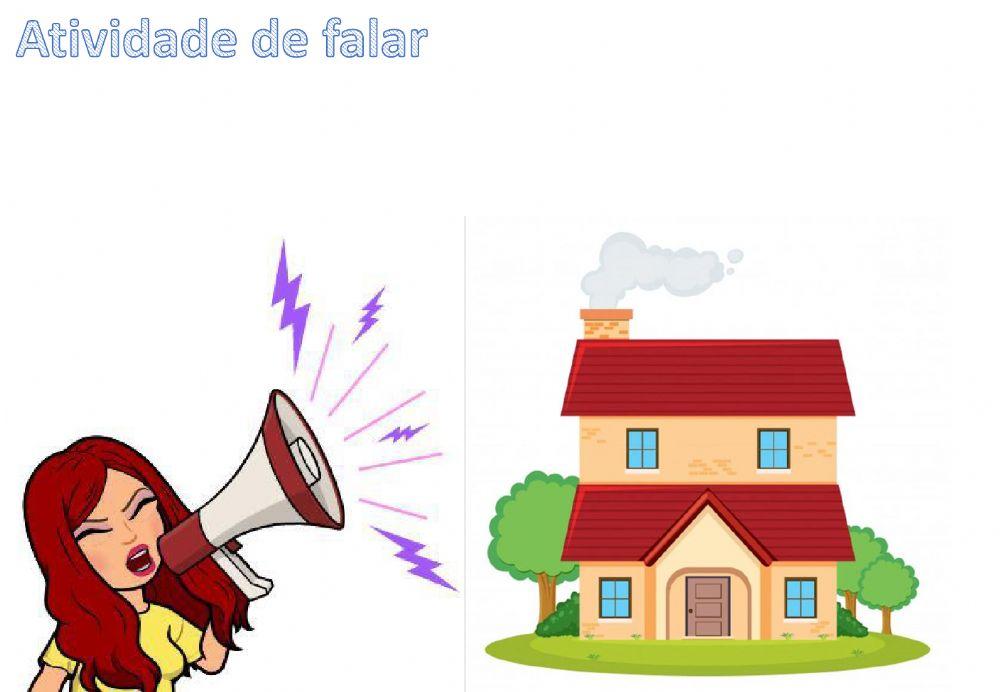 Atividade de falar e ouvir