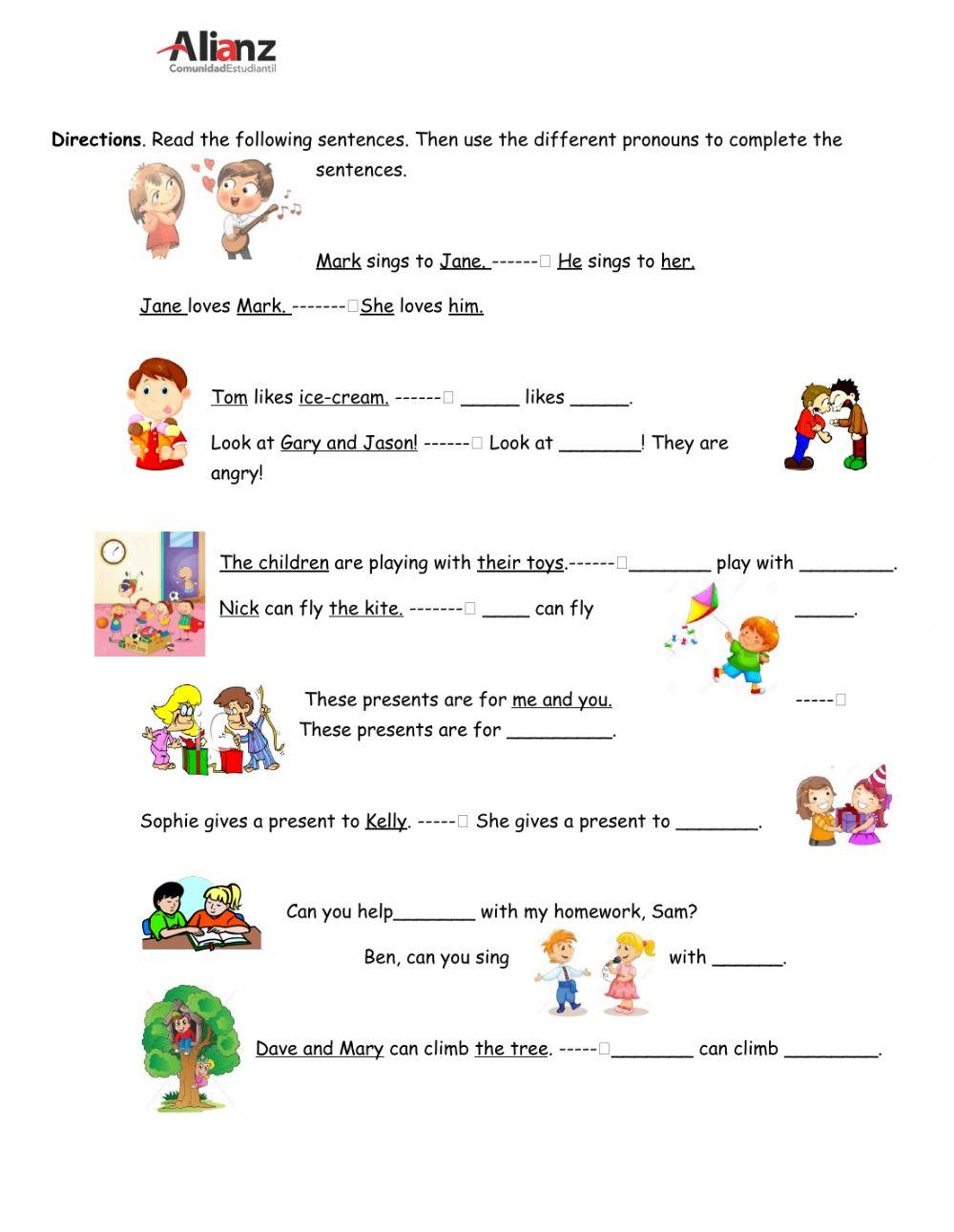 Subject and Object Pronouns