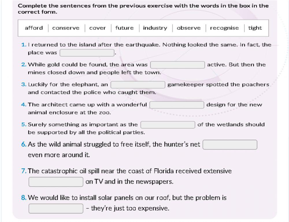 Optimise B2 WORKBOOK UNIT 8