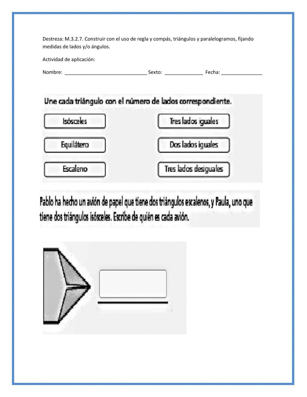Clases de triángulos