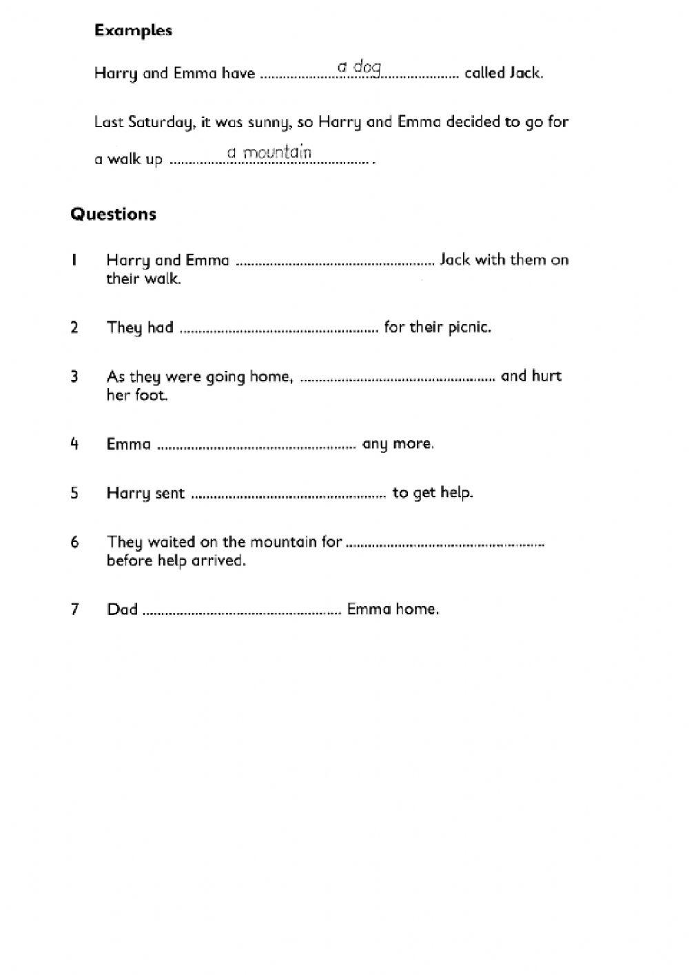 4th Grade Cambridge October Pop Quiz