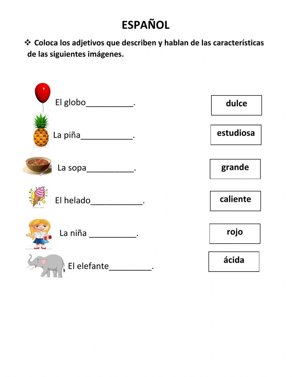 Adjetivos calificativos