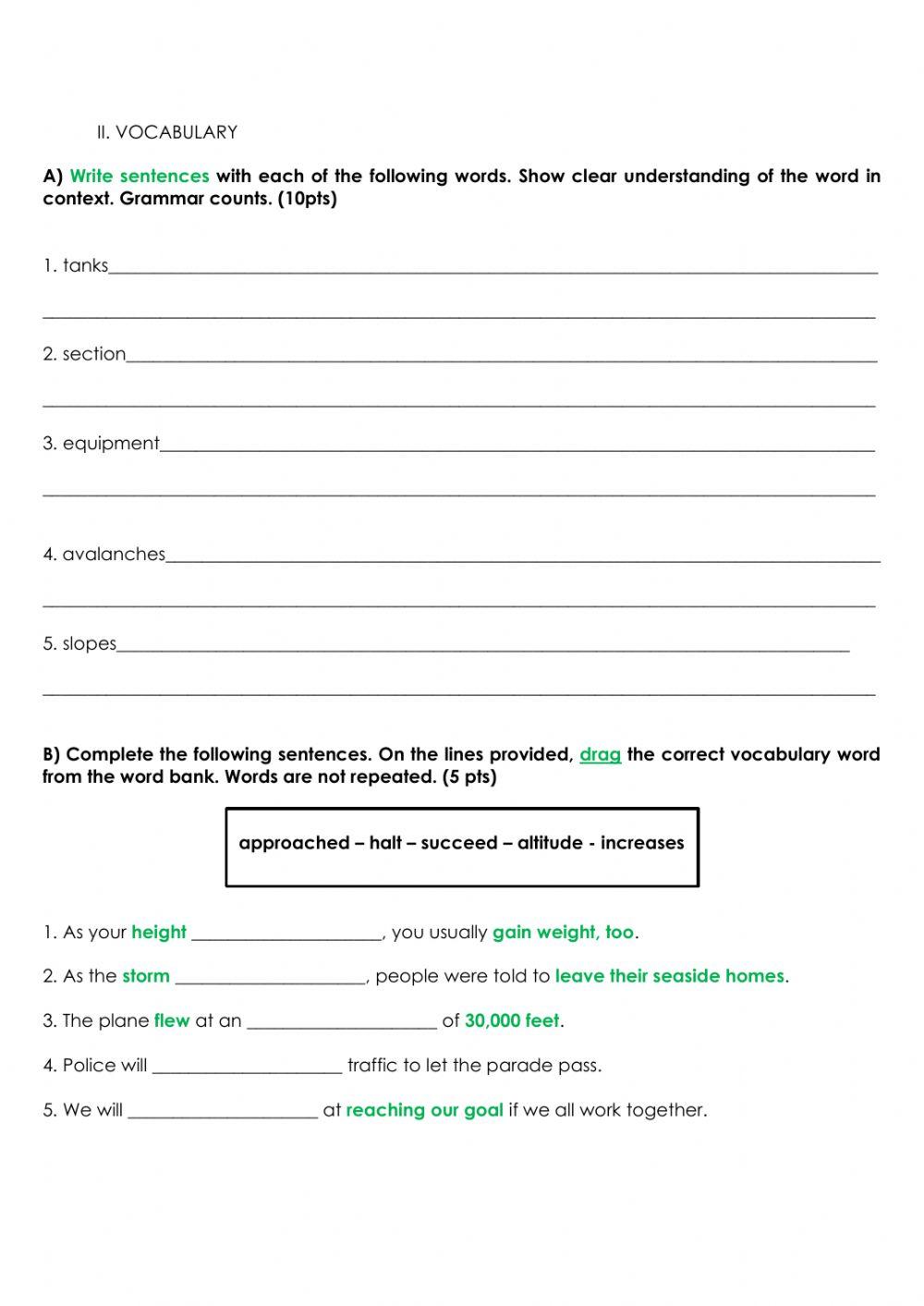 LA CP Week 35,36, and 37 Accomodations