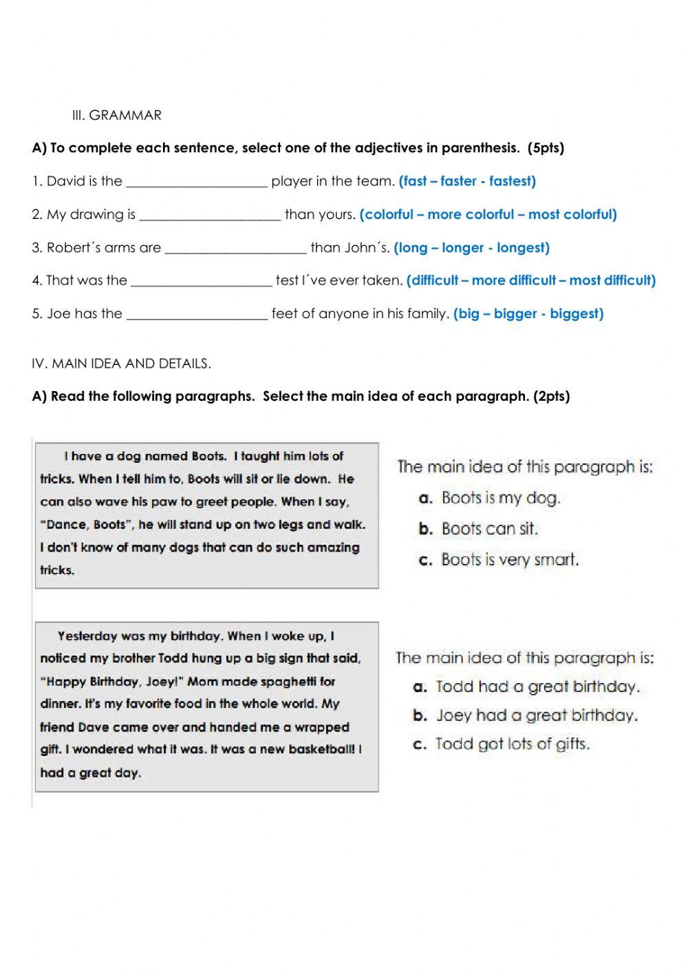 LA CP Week 35,36, and 37 Accomodations