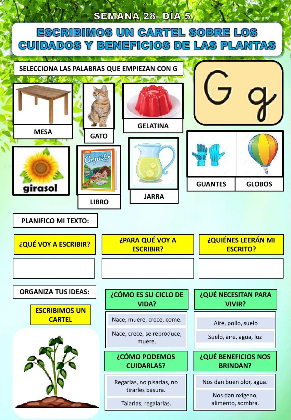 Escribimos un cartel