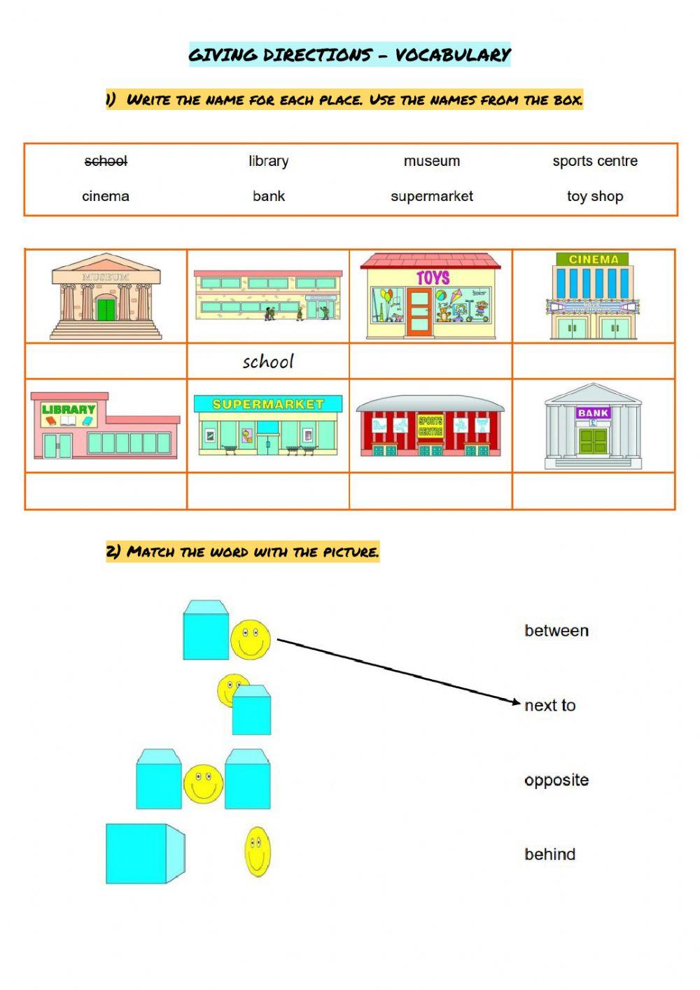 Giving directions - Intro