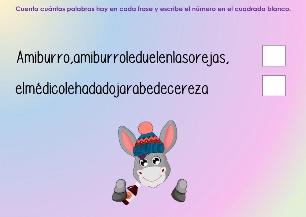 Fragmentación de frases y oraciones - Canción