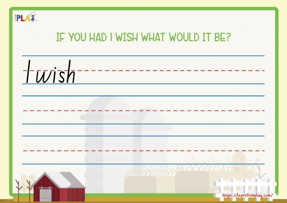 Dad's Wishing The Rain Would Come - 1 Wish