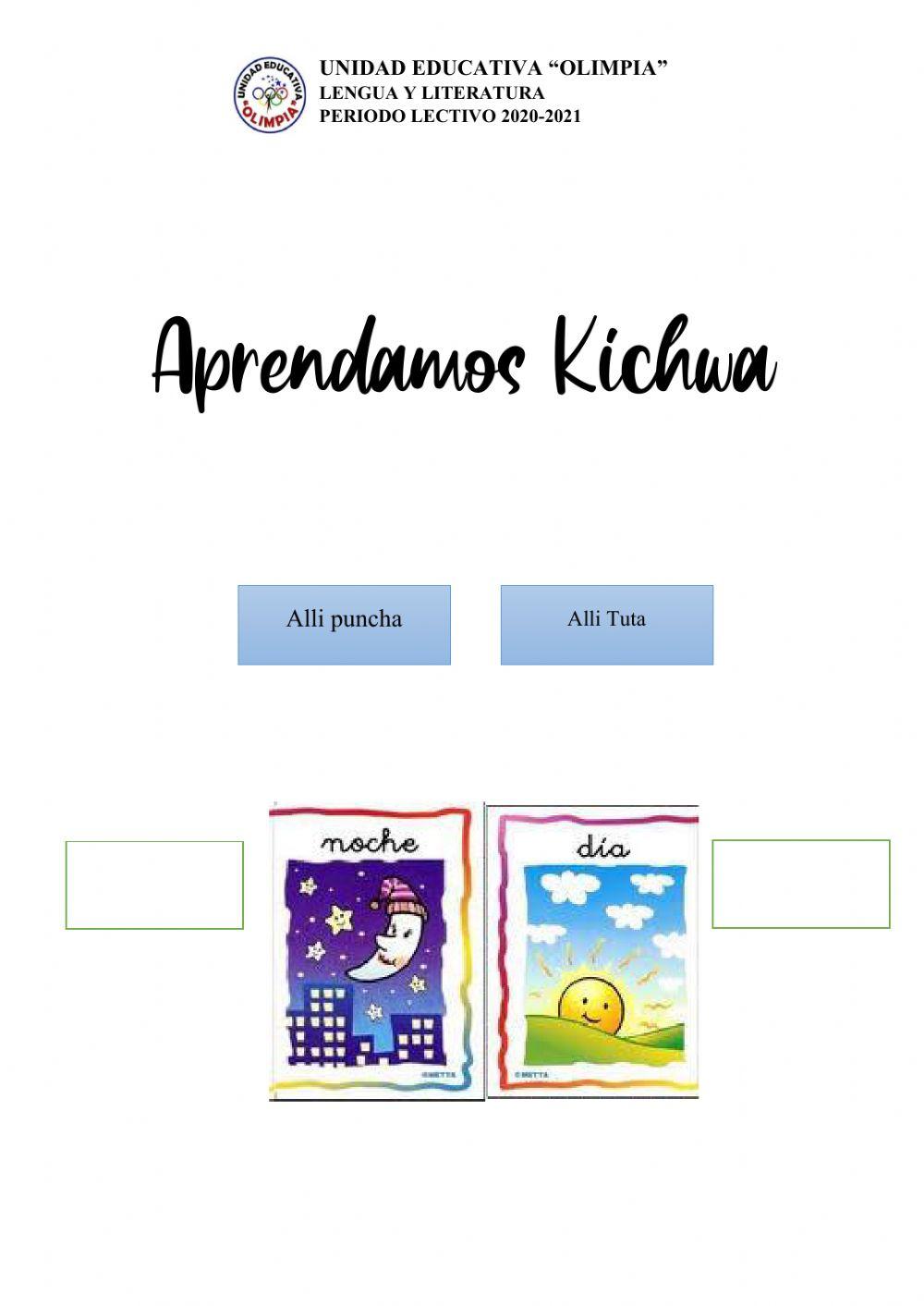 Aprendamos Kichwa