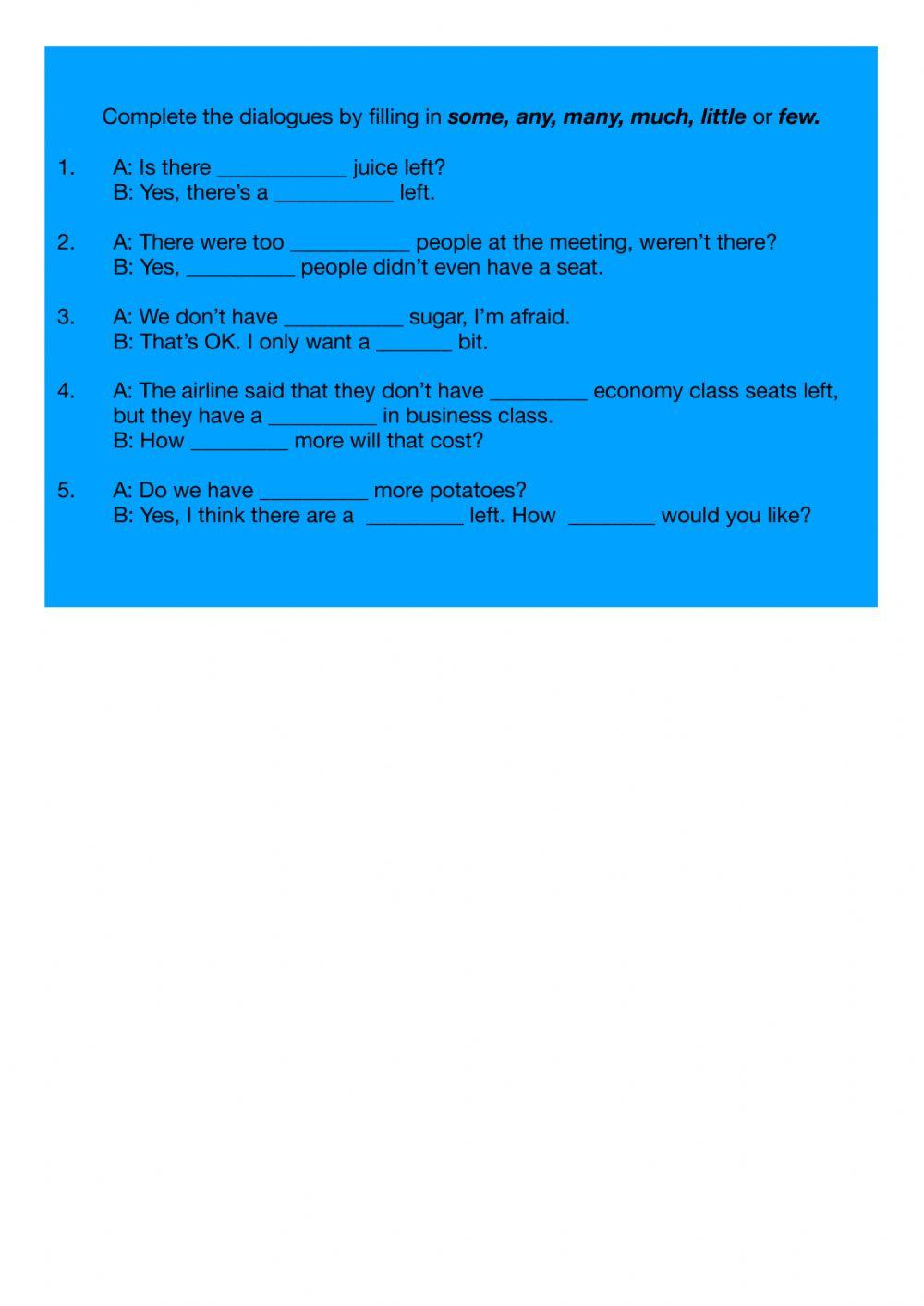 Quantifiers - Unit 8