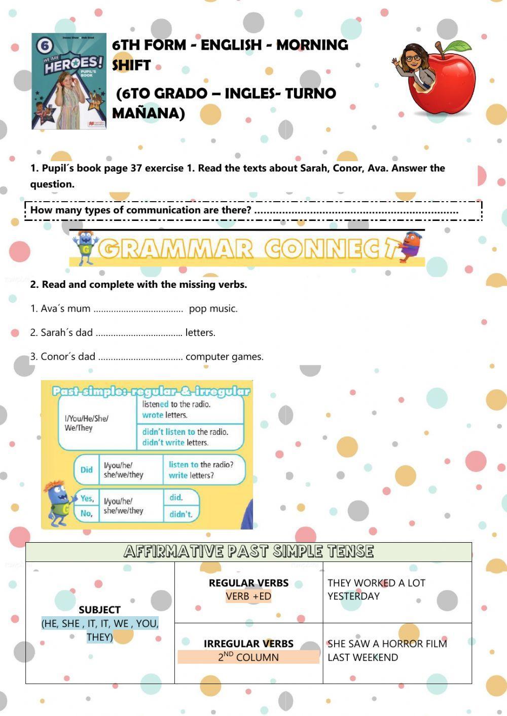 6to grado we are heroes