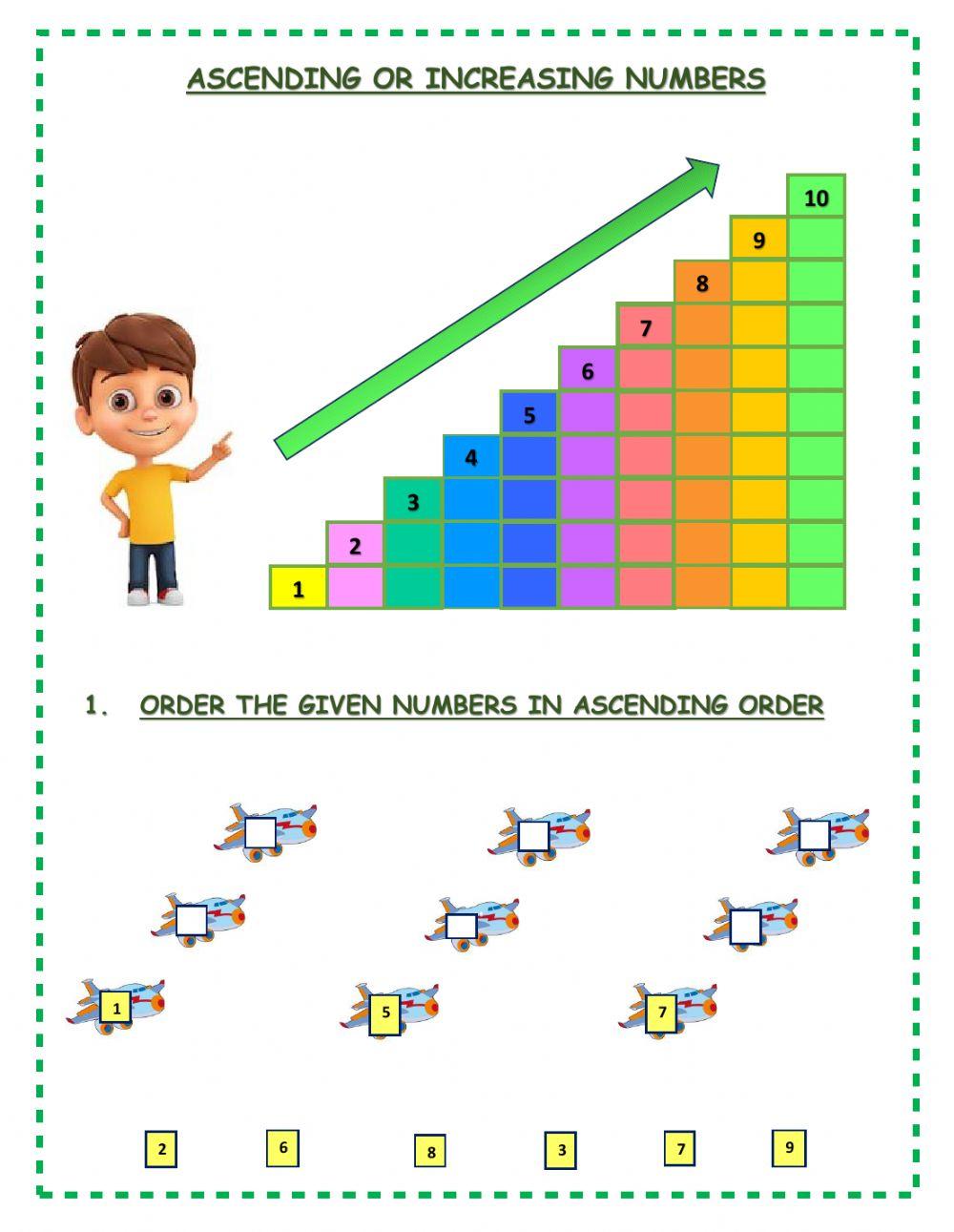 Numbers - Ascending order