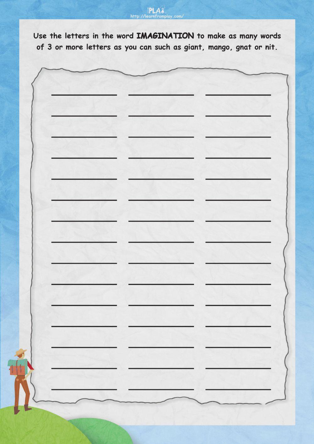 You Might Find Yourself - IMAGINATION worksheet | Live Worksheets