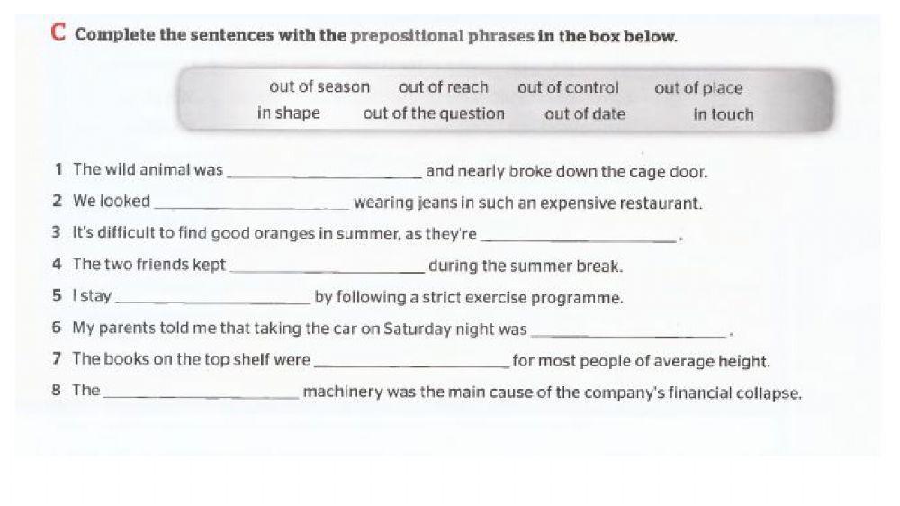 Prepositional phrases 12