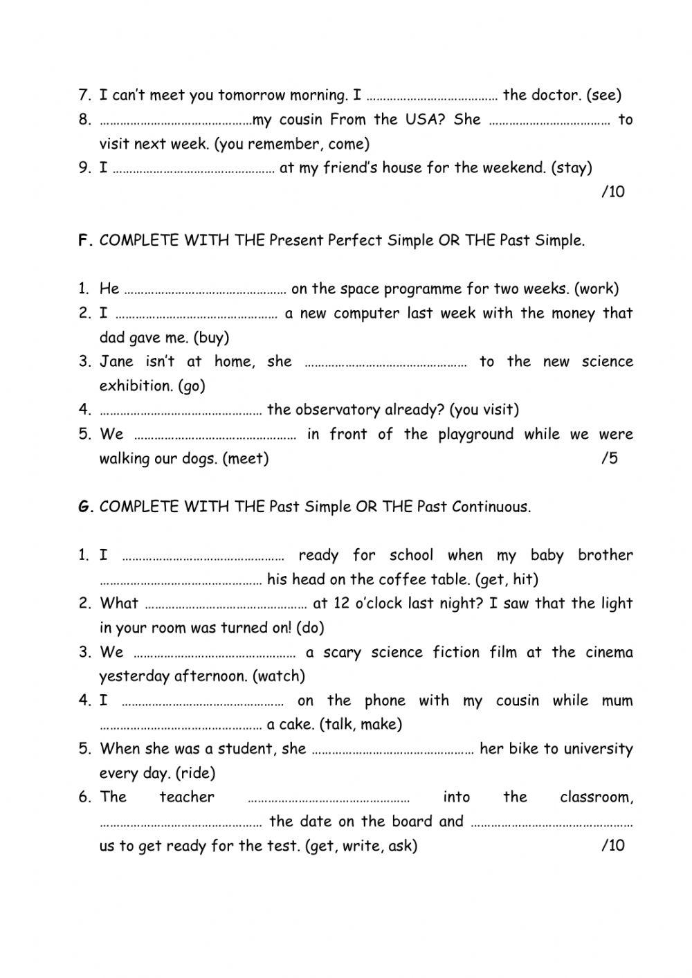 GREAT WONDERS 3 TEST 1-2