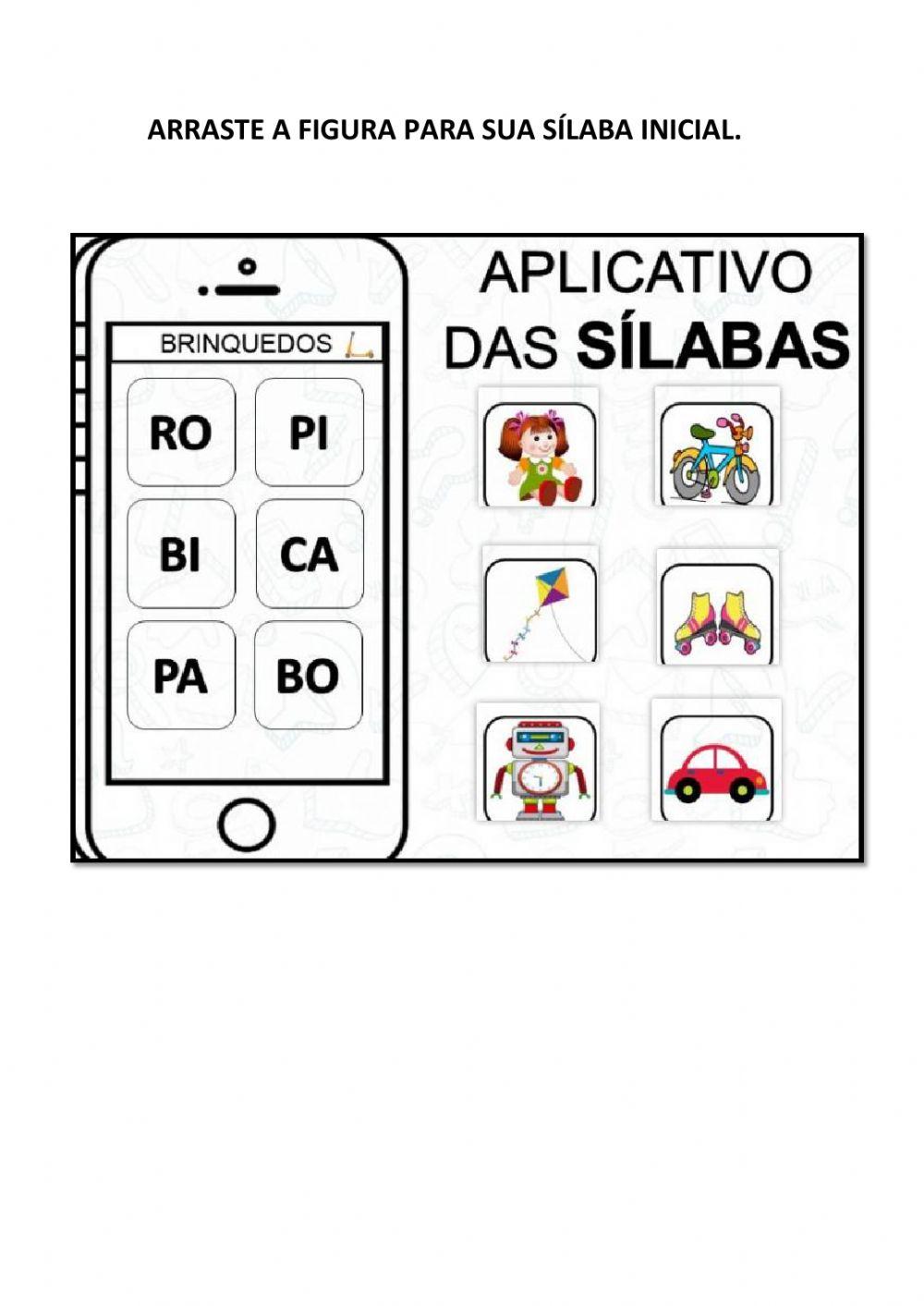 Atividades de alfabetização