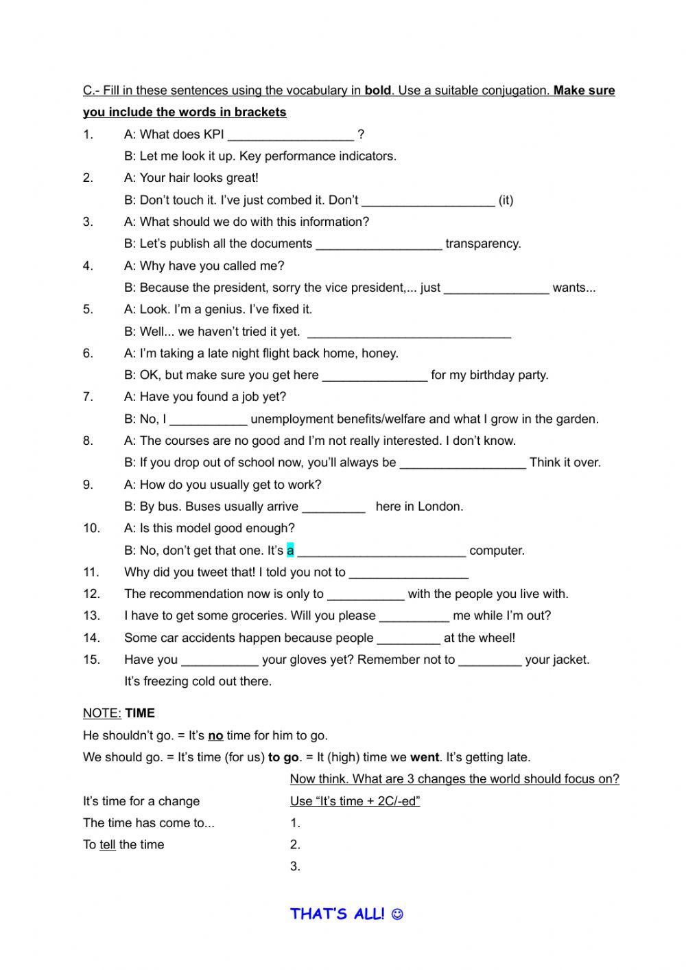 Business English Ph Verbs and Others -3