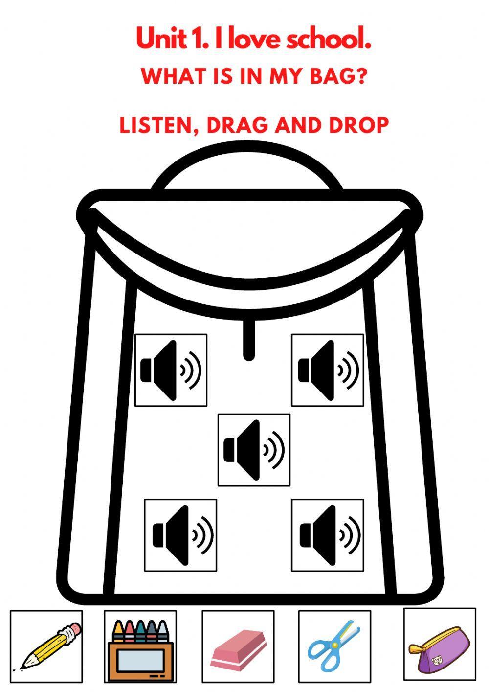 Listening school materials