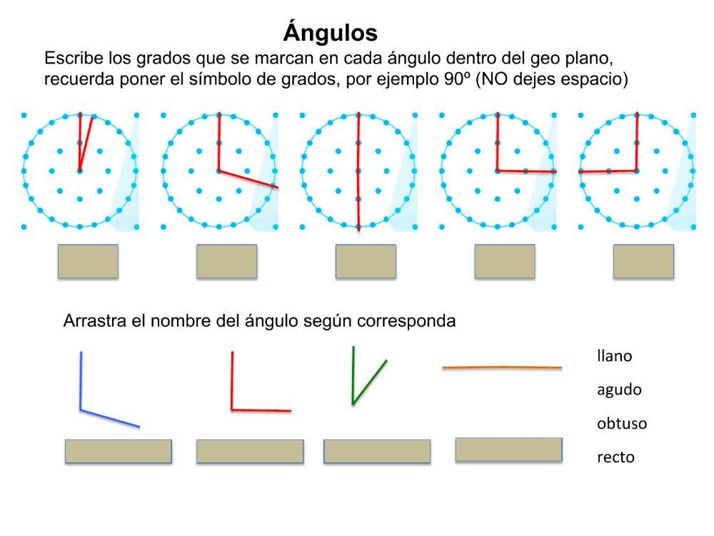 Tipos de ángulos