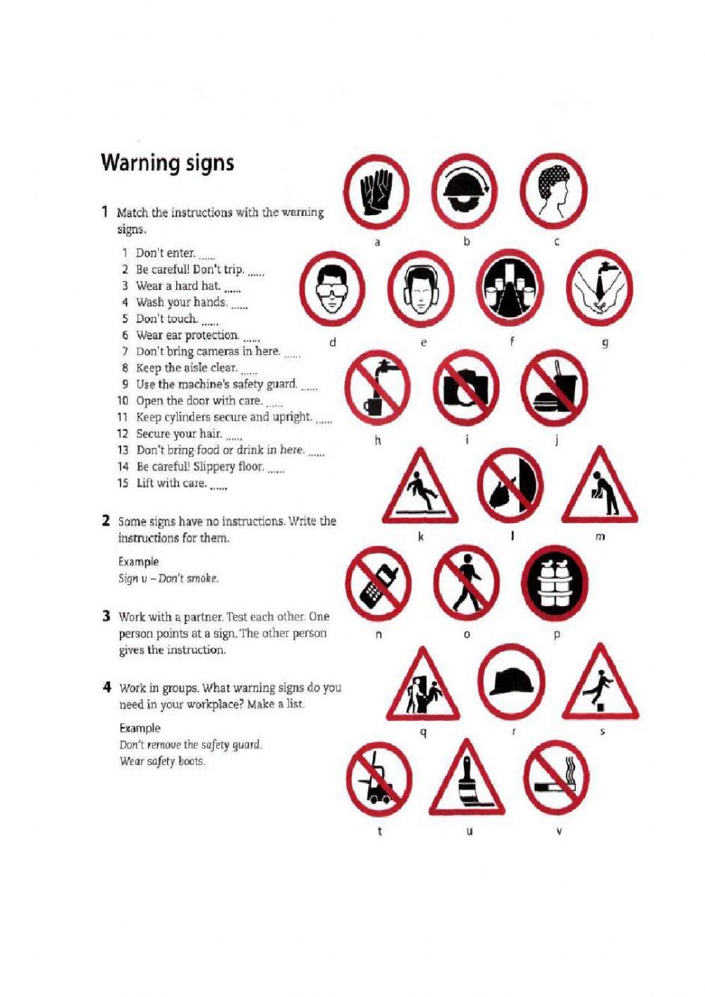 Warning Signs - Tech Talk