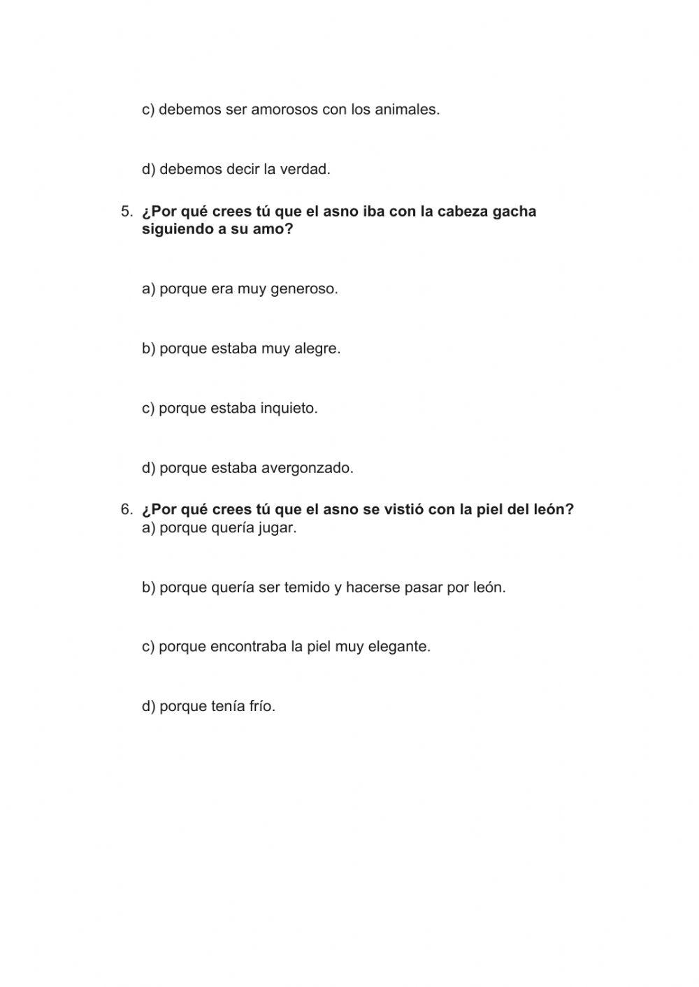 El azno con piel de león.