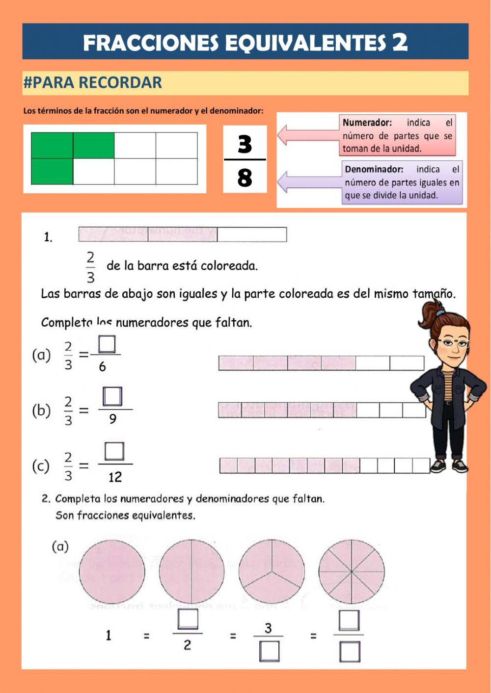 FRACCIONES EQUIVALENTES 2