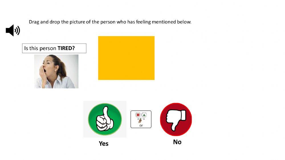 Identifying feelings yes or no