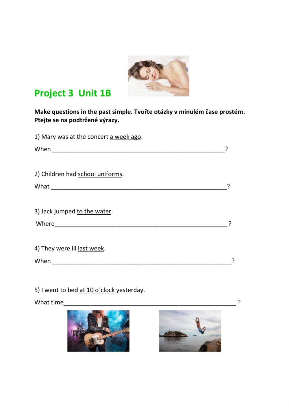 Past simple questions