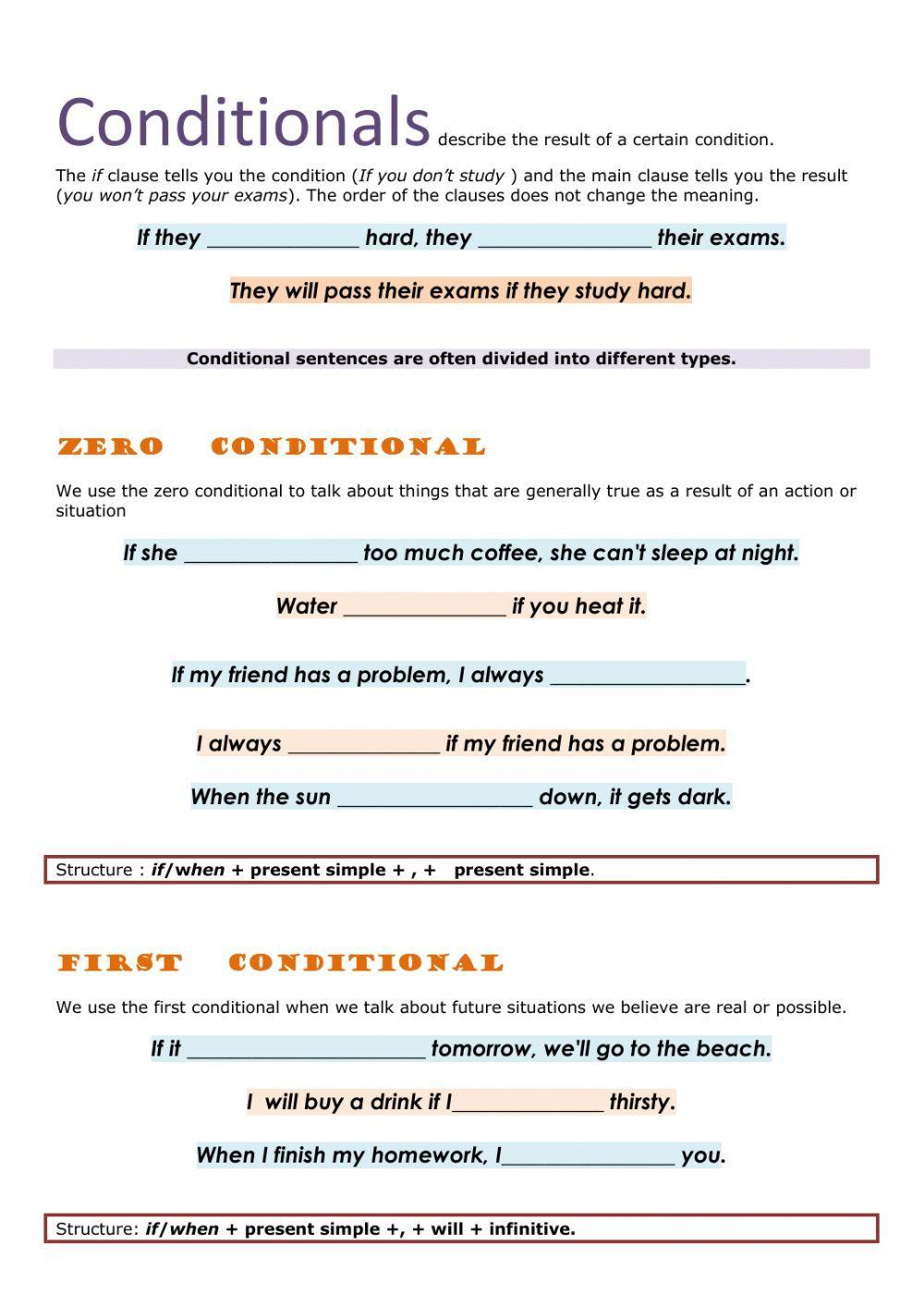 425876 | Conditionals | SLVNCPR | LiveWorksheets