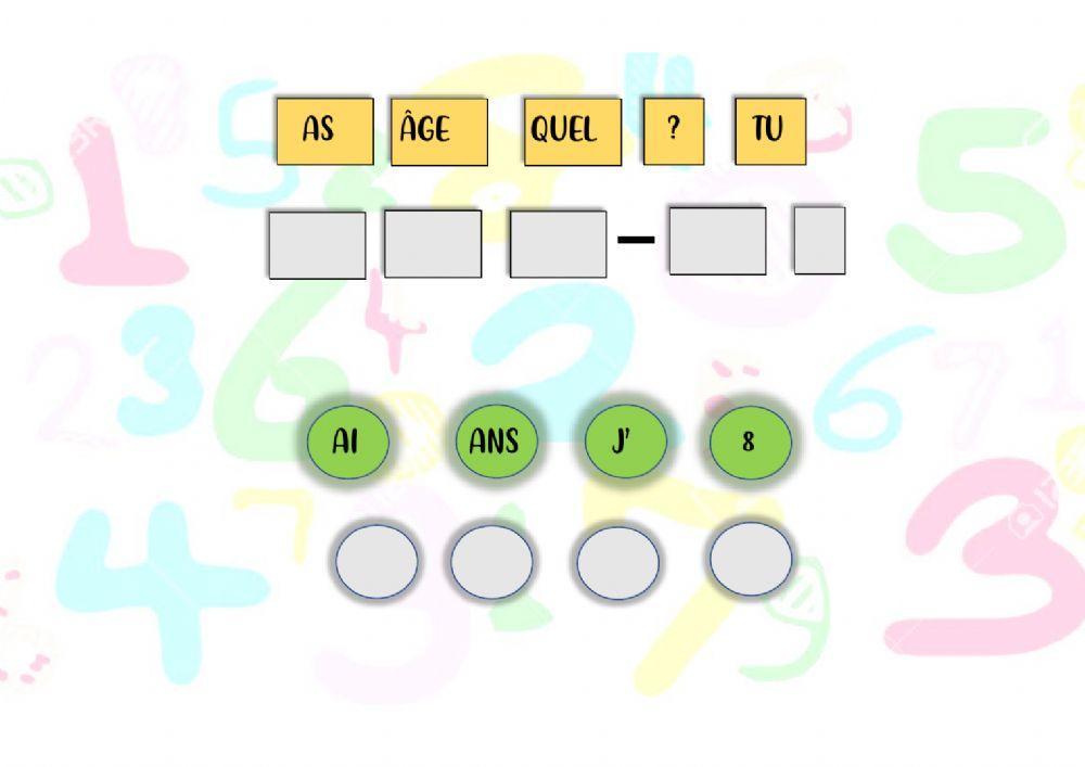 Quel âge as-tu? Quel âge as-tu?