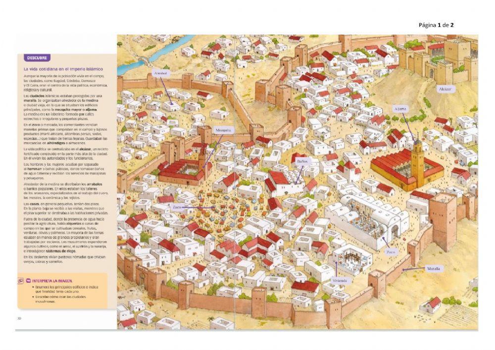 Descripción de una ciudad musulmana medieval
