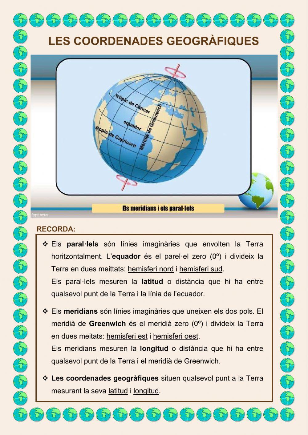 Les coordenades geogràfiques