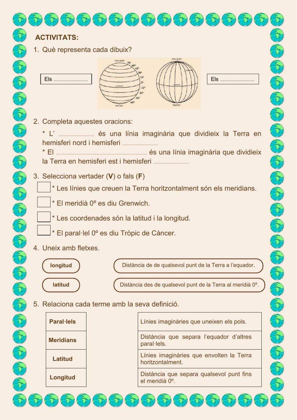 Les coordenades geogràfiques