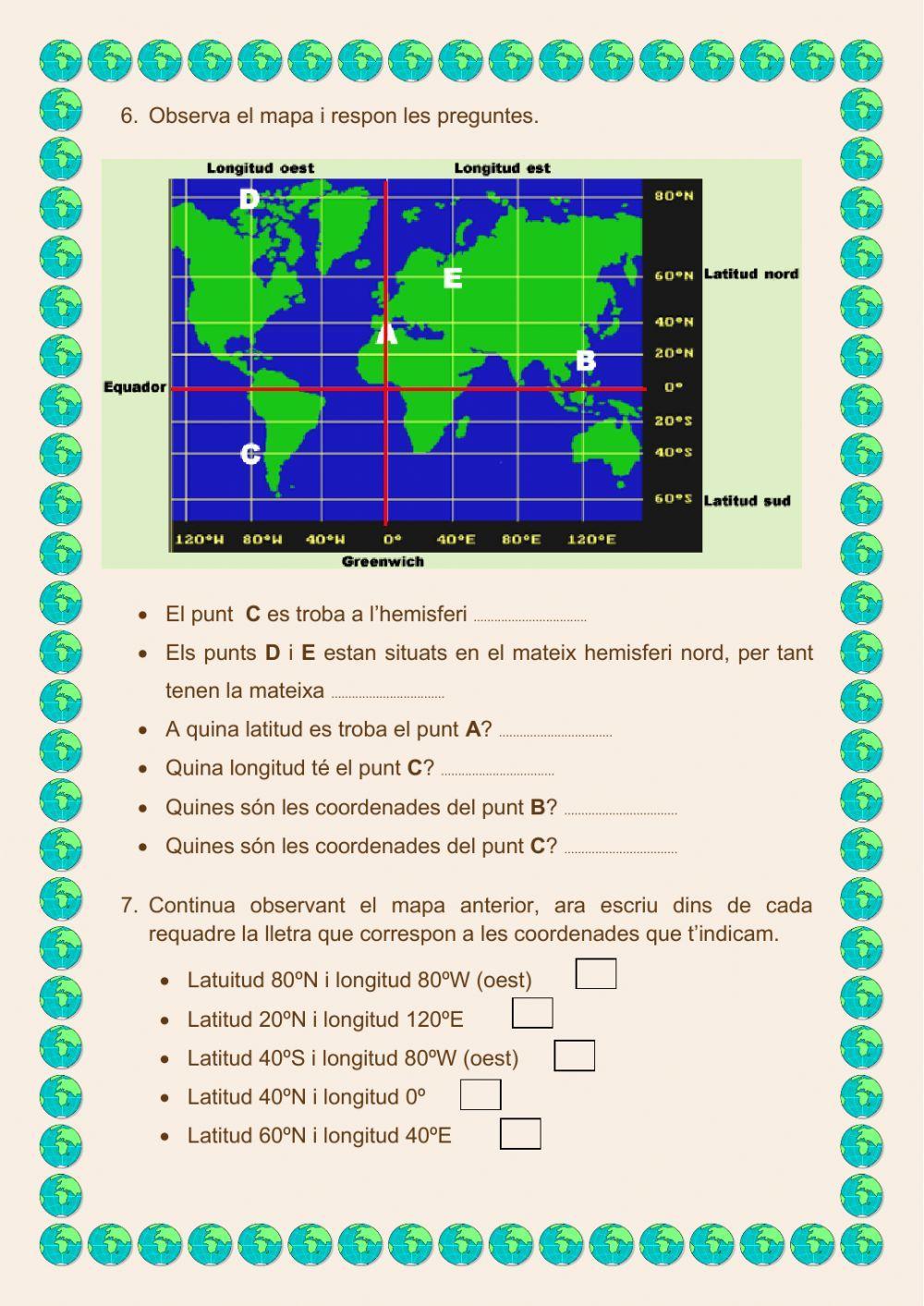 Les coordenades geogràfiques