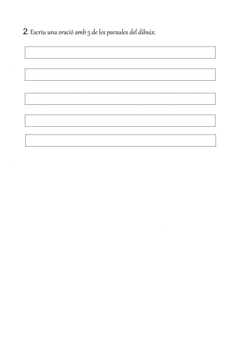 Vocabulari: l'habitació