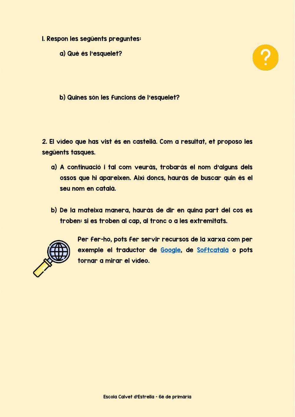 L'aparell locomotor: els ossos