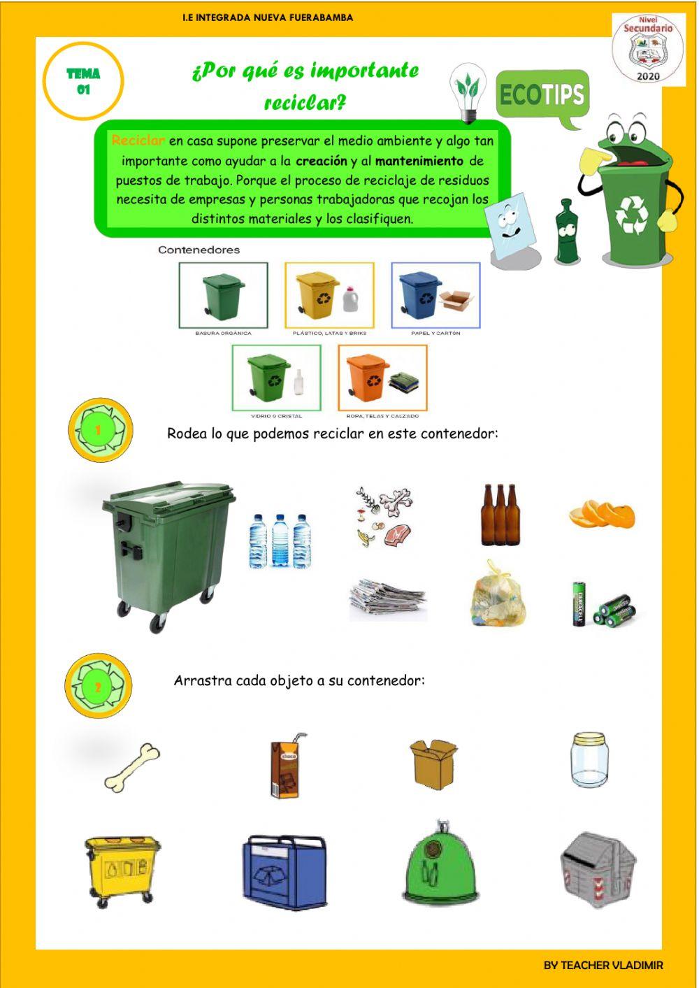 ¿por qué es importante reciclar?