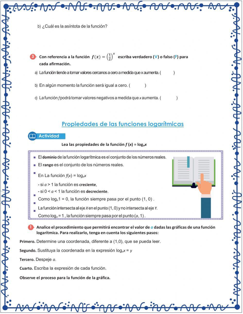 FUNCIONES EXPONENCIAL Y LOGARÍTMICA 