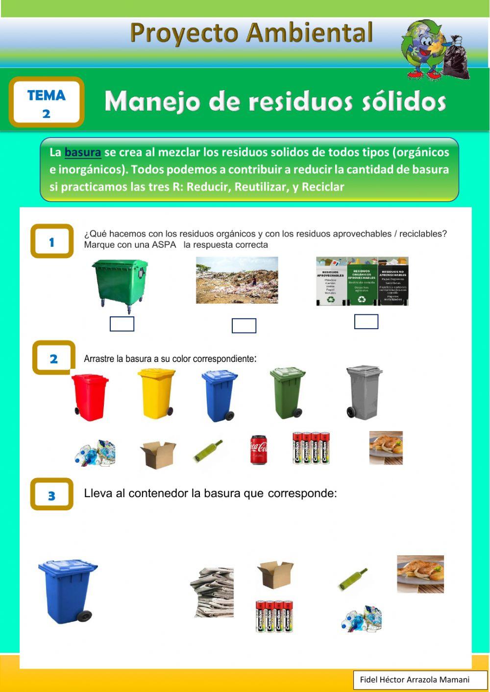 Manejo de residuos solido