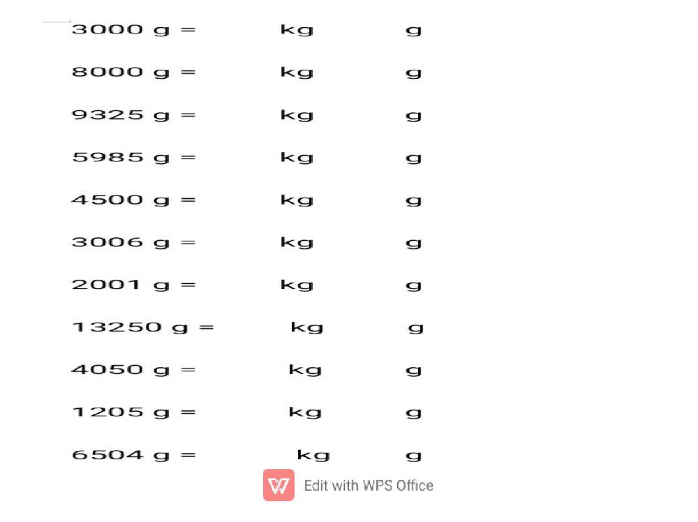 Convert the following