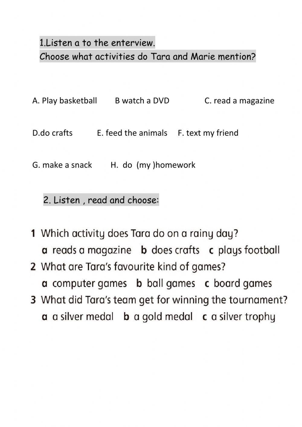 Rooftops  6 unit 1 lesson 8