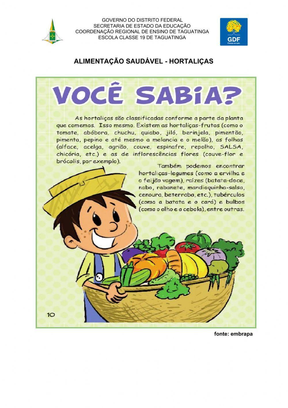 PLANTAS - Hortaliças