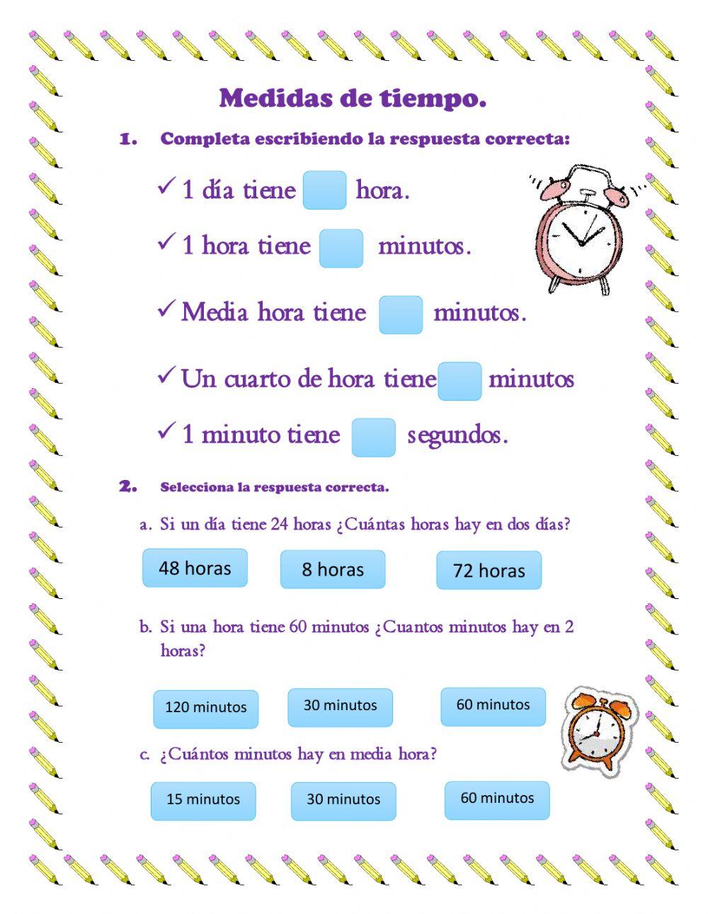 Medidas de tiempo