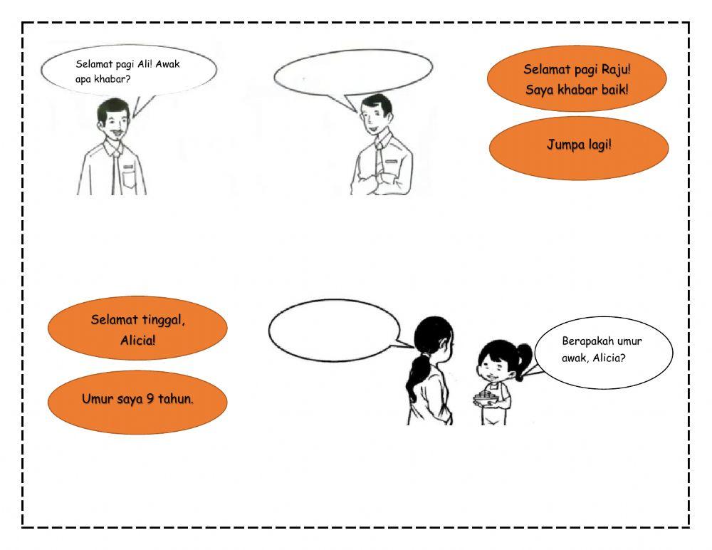 Latihan pengenalan diri dan dialog