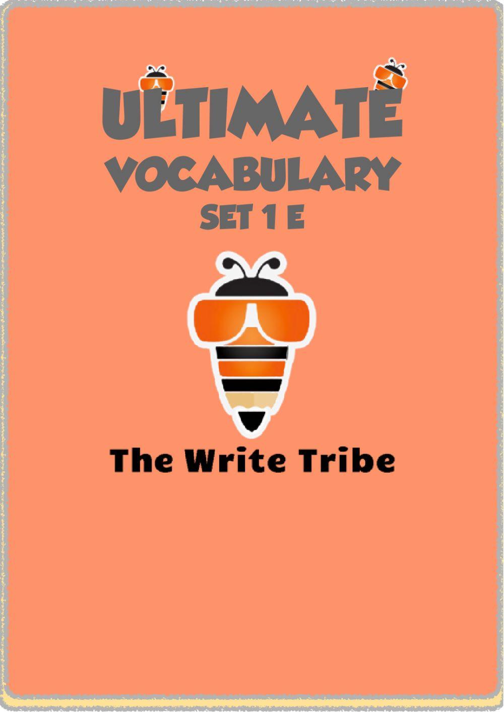 Vocabulary workbook p1 Part E