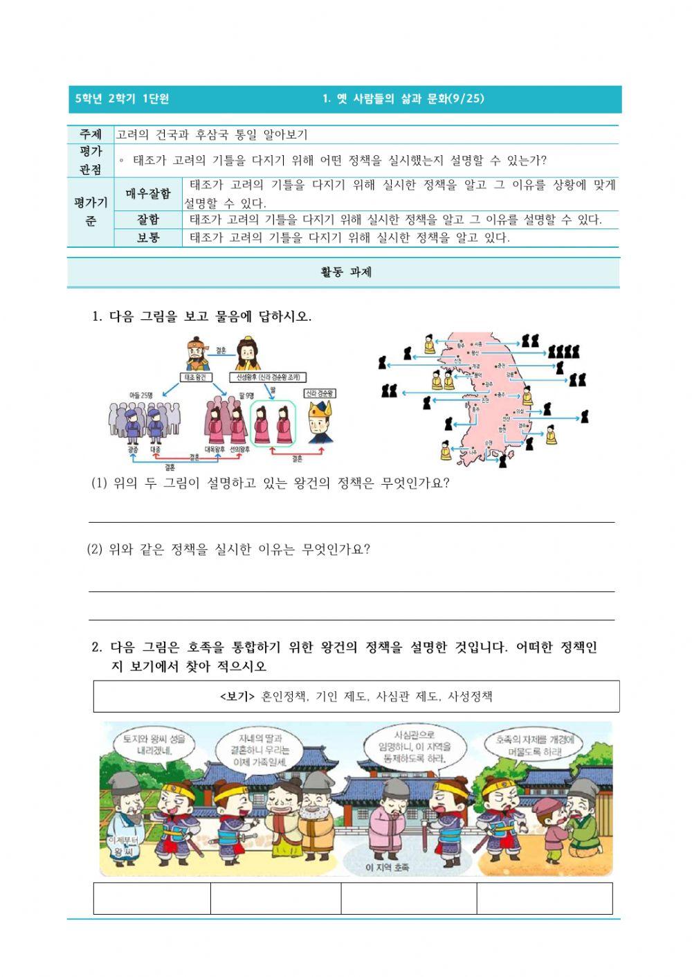 5-2-1-9-고려의 건국과 후삼국 통일 알아보기