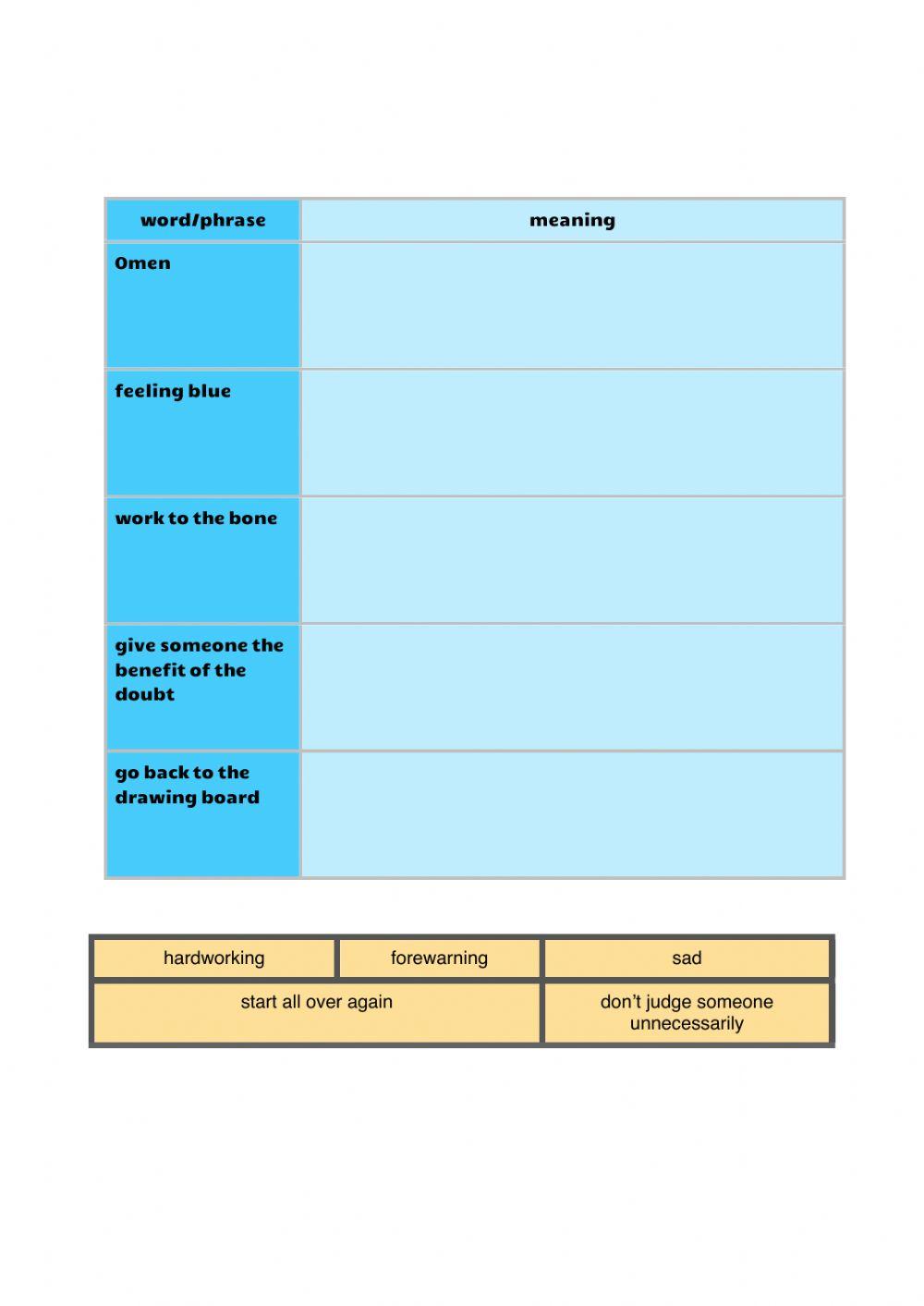 Vocabulary workbook p1 Part J